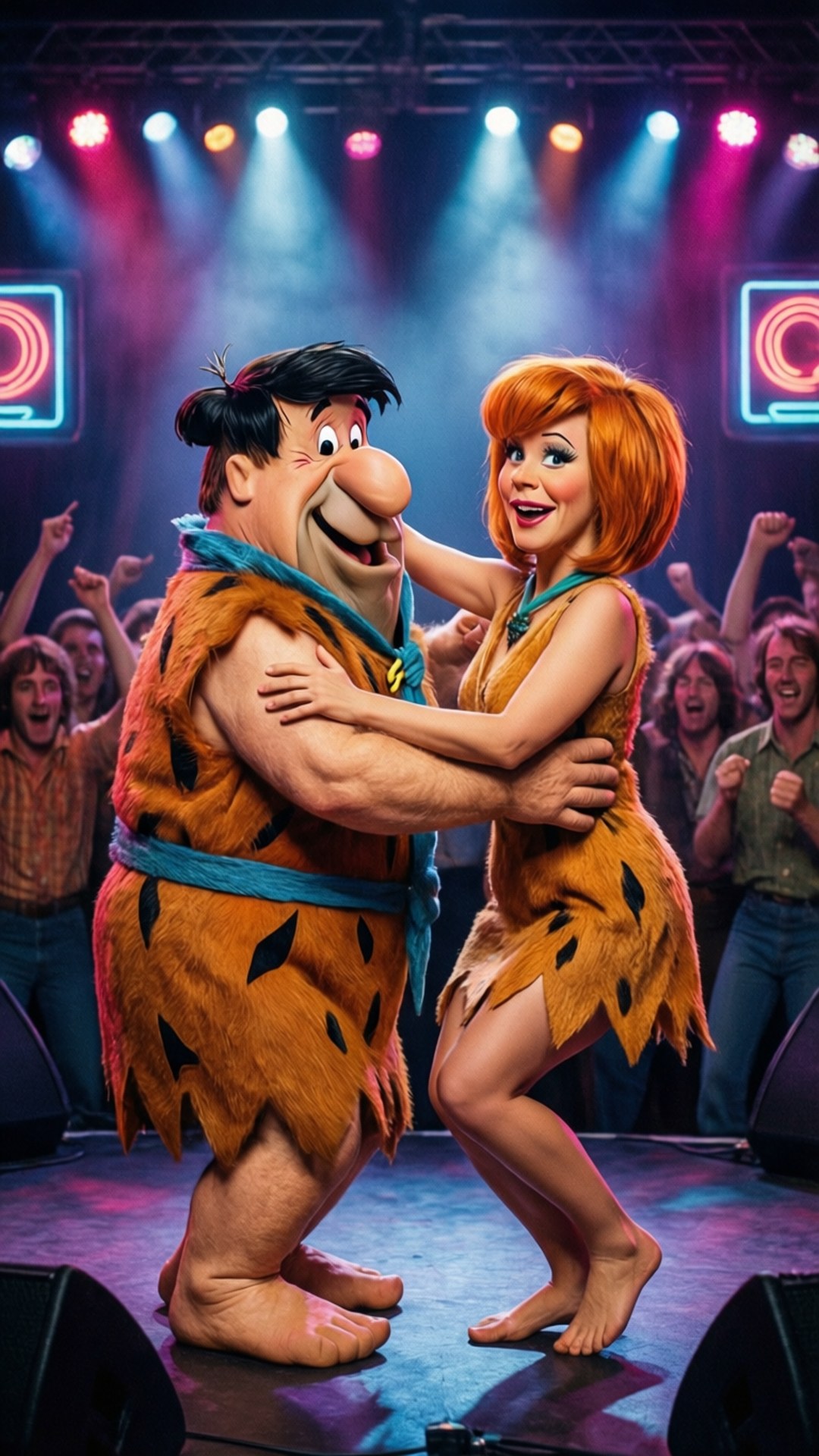 Rockin' Flintstones by Wallpapers.art Studio