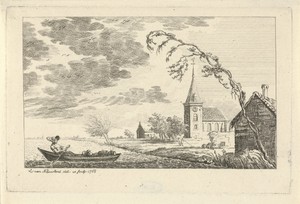 Roeiboot op een vaart