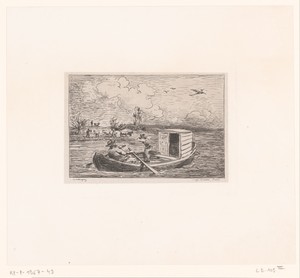 Roeiboot op het water