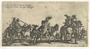 Roma met paarden onderweg
