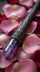Romantic Amethyst Wand