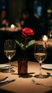 Romantic Candlelit Table