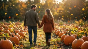 Romantic Pumpkin Walk