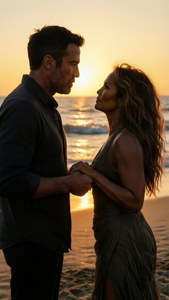 Romantic Sunset Couple