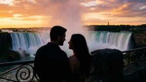 Romantic Sunset Silhouette