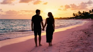 Romantic Sunset Walk