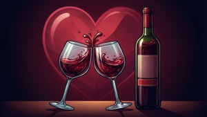 Romantic Wine Toast