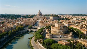 Rome Skyline Aerial