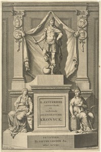 Romeinse keizer op een sokkel