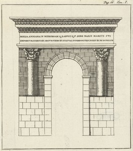 Romeinse poort bij Zara