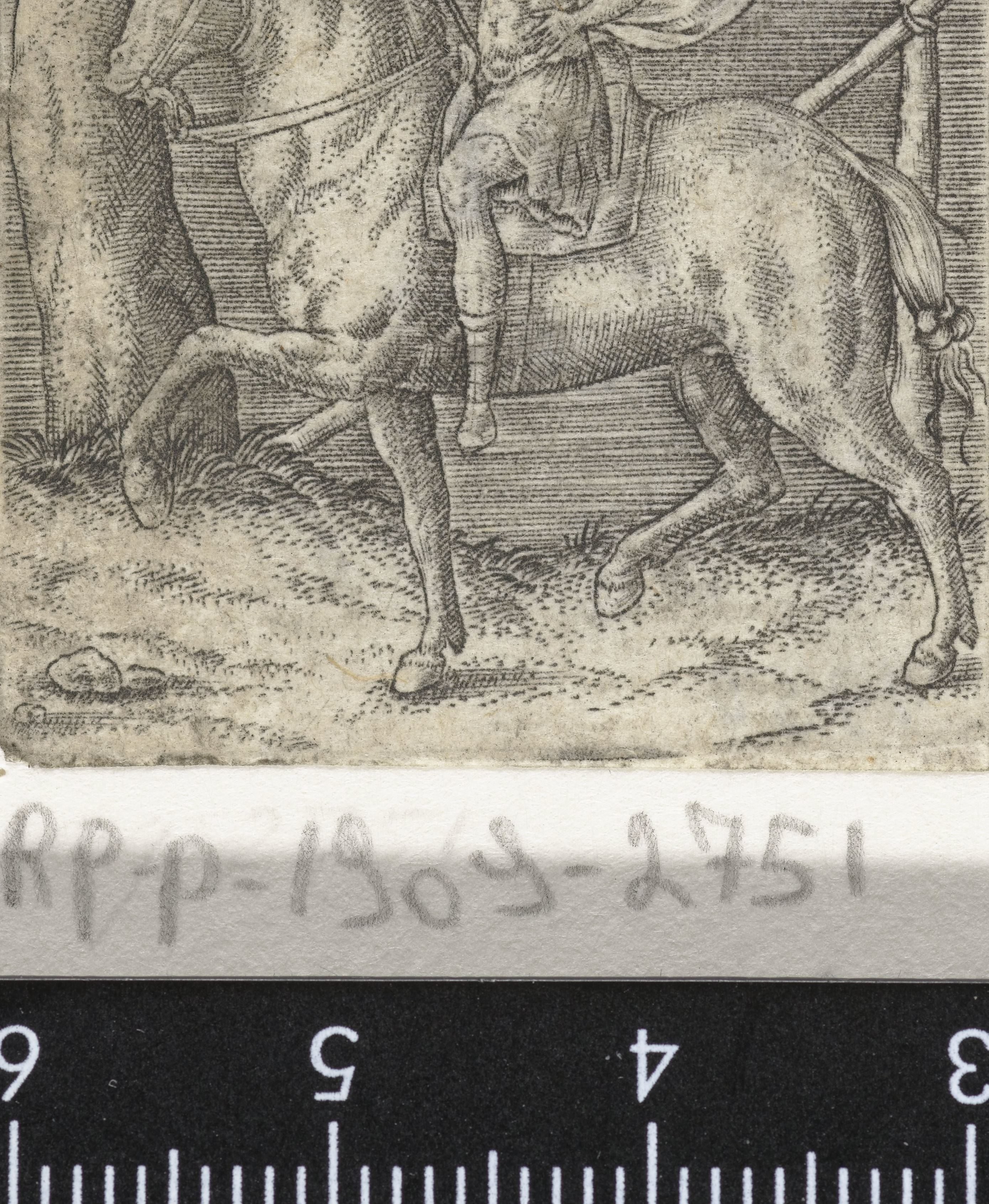 Romeinse ruiter te paard by Abraham de Bruyn