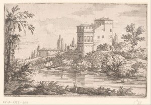 Romeinse villa aan een rivier