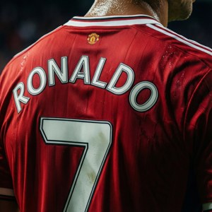 Ronaldo Jersey Closeup