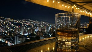 Rooftop Bar Medellín Night