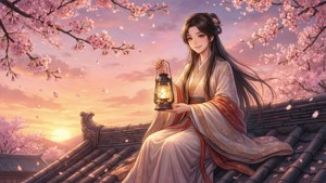 Rooftop Cherry Blossoms