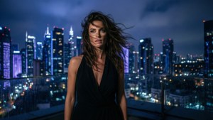 Rooftop City Nights