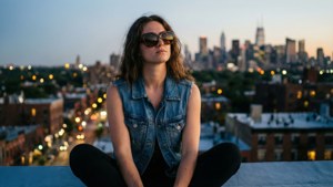Rooftop City View