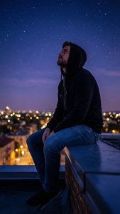 Rooftop Contemplation