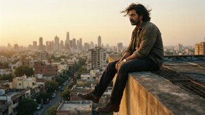 Rooftop Contemplation