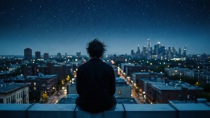 Rooftop Contemplation
