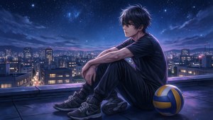 Rooftop Contemplation