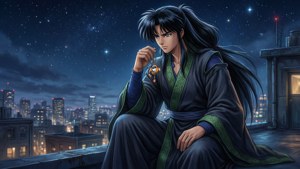 Rooftop Contemplation