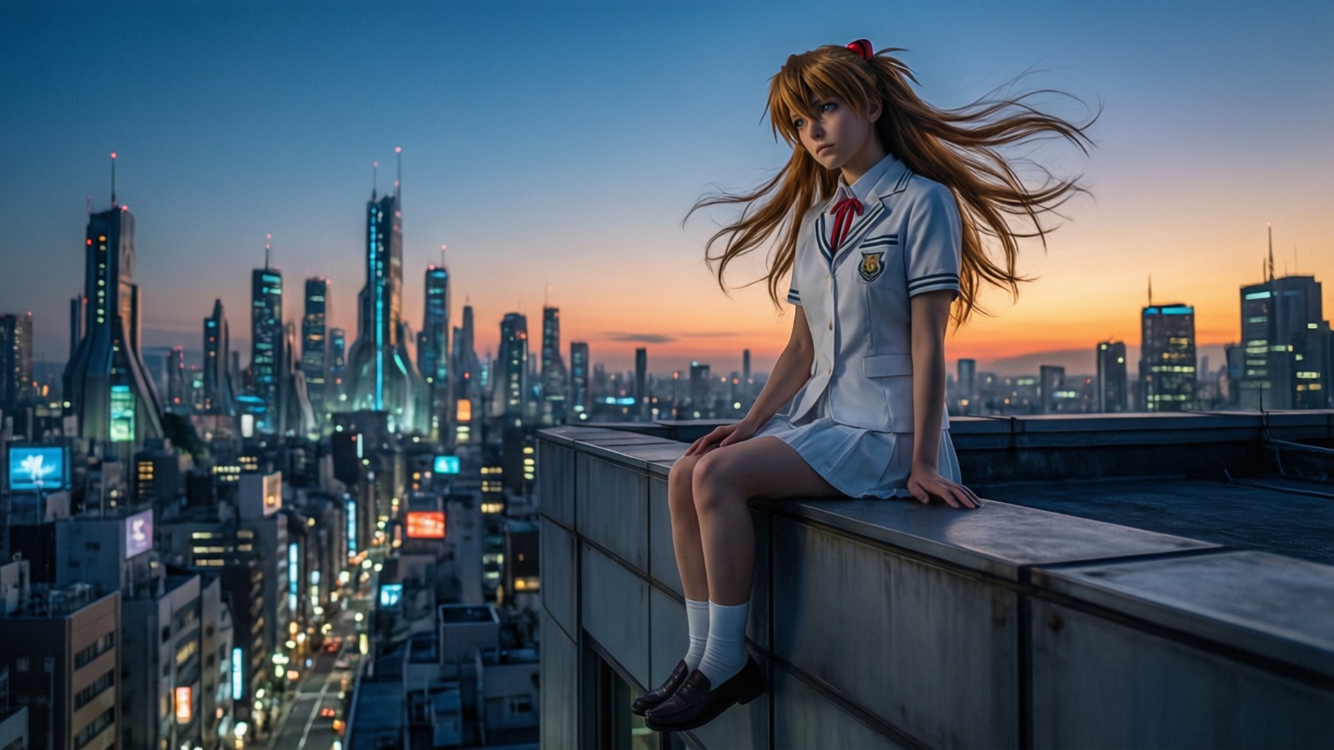 Rooftop Daydream by Wallpapers.art Studio