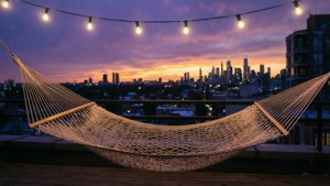 Rooftop Hammock Twilight