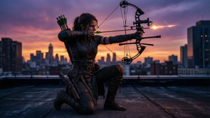Rooftop Huntress