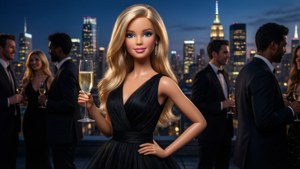 Rooftop Night Barbie
