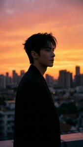 Rooftop Silhouette