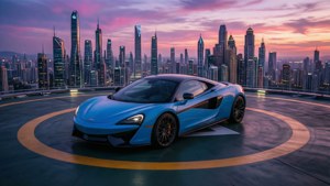 Rooftop Skyline McLaren GT