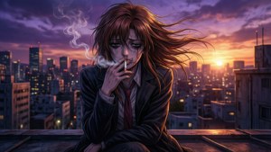Rooftop Solitude