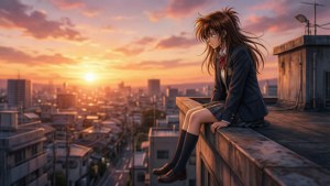 Rooftop Solitude