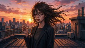 Rooftop Solitude