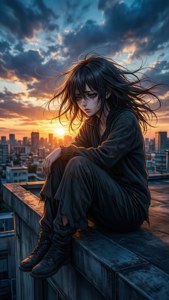 Rooftop Solitude