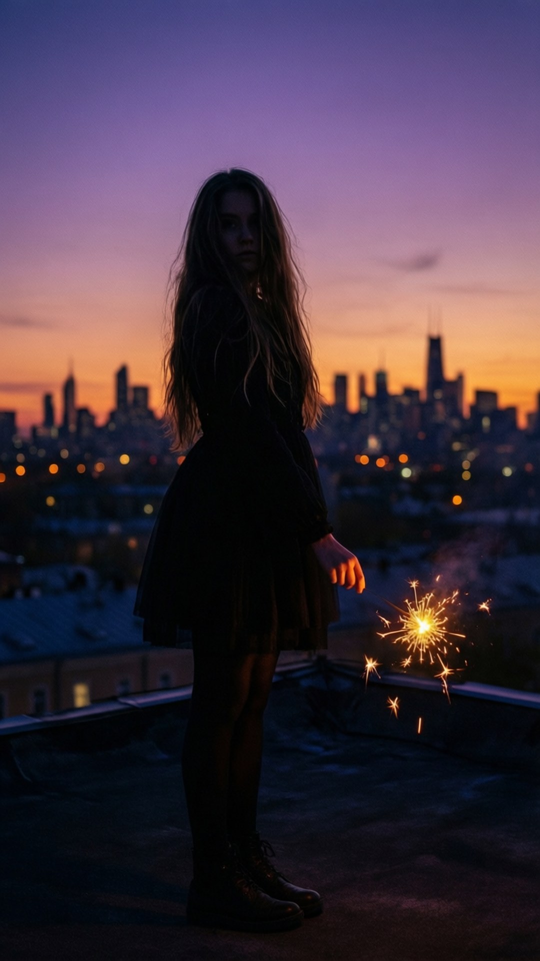 Rooftop Sparkles by Wallpapers.art Studio