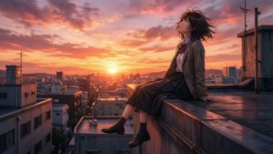 Rooftop Sunset