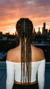 Rooftop Sunset Baddie