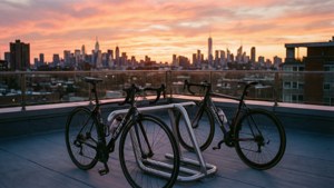 Rooftop Sunset Bike Rack