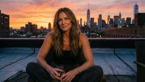 Rooftop Sunset Contemplation