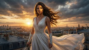 Rooftop Sunset Elegance