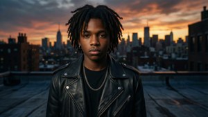 Rooftop Sunset Gaze