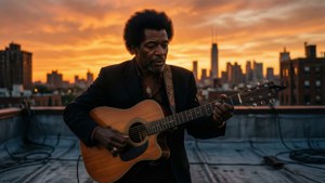 Rooftop Sunset Guitar