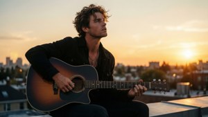 Rooftop Sunset Guitar