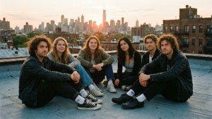Rooftop Sunset Poses