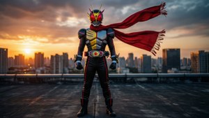 Rooftop Sunset Rider