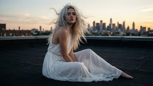 Rooftop Sunset Serenity