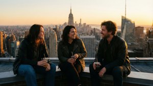 Rooftop Sunset with Friends