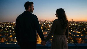 Rooftop Twilight Hands